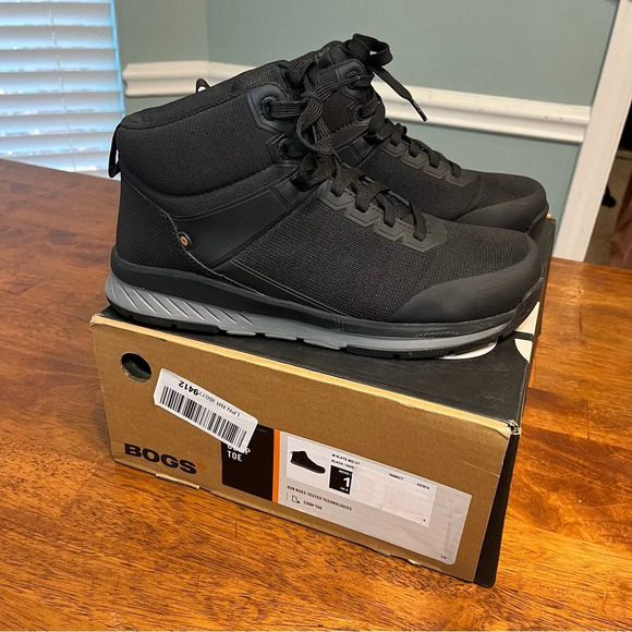 Bogs Slate Mid CT Men's Work Boots Comp Toe size 10 - Picture 4 of 12